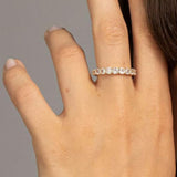 Lustre 14K Gold Plated Cubic Zirconia Love Ring