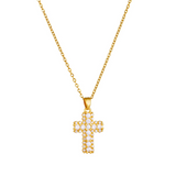 Valencia Bold Cross Necklace