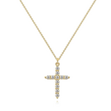 Aurelia Gold Plated Cross Necklace