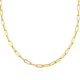 Luminous 18K Gold Plated Stainless Steel Necklace