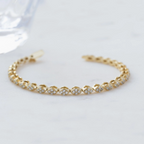 Marcella Marquise Tennis Bracelet | 14K Gold Plated