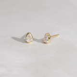 Aura Tiny Oval Stud Earrings