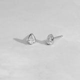 Aura Tiny Oval Stud Earrings